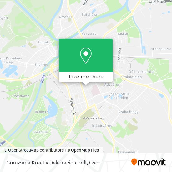 Guruzsma Kreatív Dekorációs bolt map