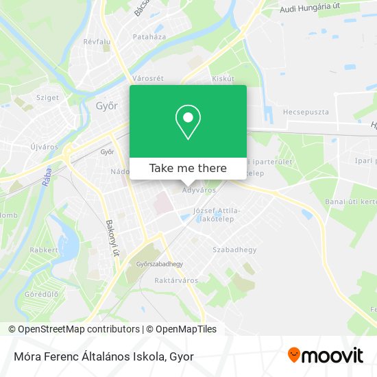 Móra Ferenc Általános Iskola map