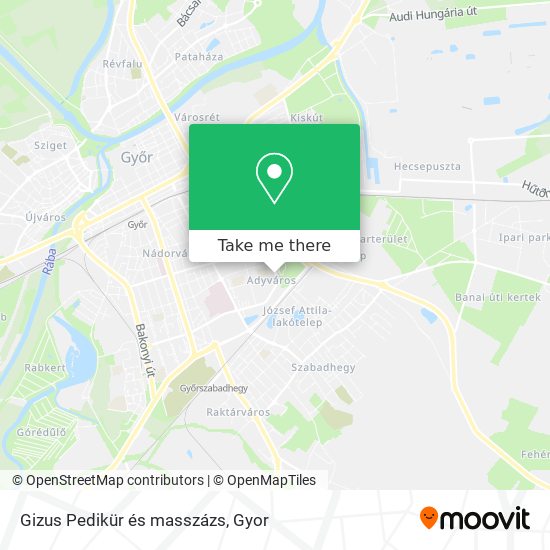 Gizus Pedikür és masszázs map