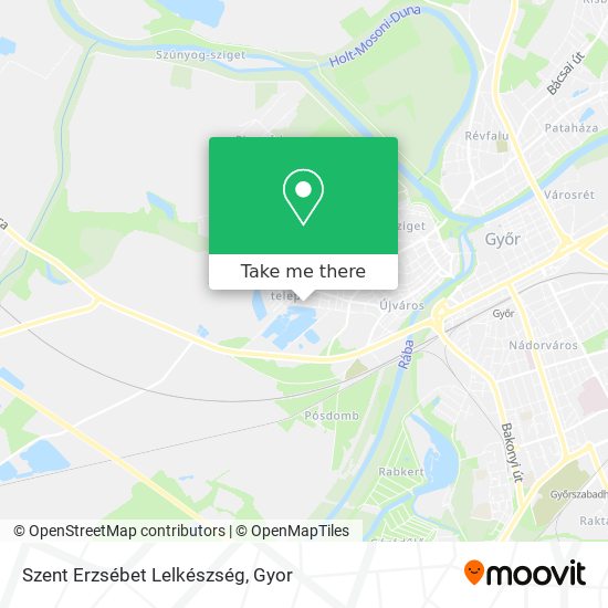 Szent Erzsébet Lelkészség map