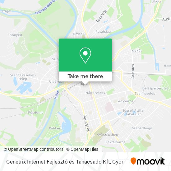 Genetrix Internet Fejlesztő és Tanácsadó Kft map