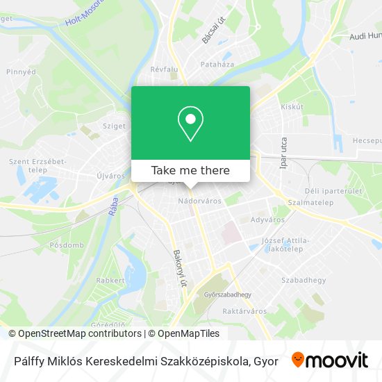 Pálffy Miklós Kereskedelmi Szakközépiskola map