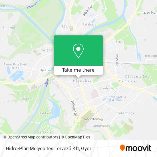 Hidro-Plan Mélyépítés Tervező Kft map