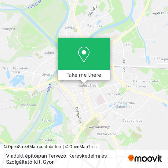 Viadukt építőipari Tervező, Kereskedelmi és Szolgáltató Kft map