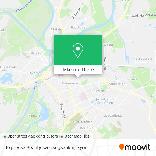 Expressz Beauty szépségszalon map