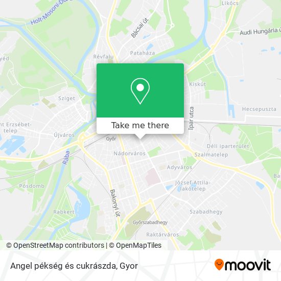 Angel pékség és cukrászda map