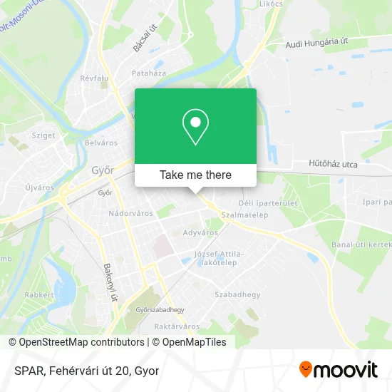SPAR, Fehérvári út 20 map