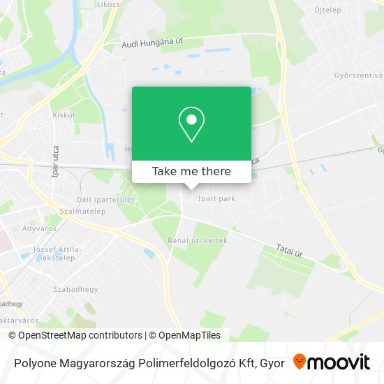 Polyone Magyarország Polimerfeldolgozó Kft map