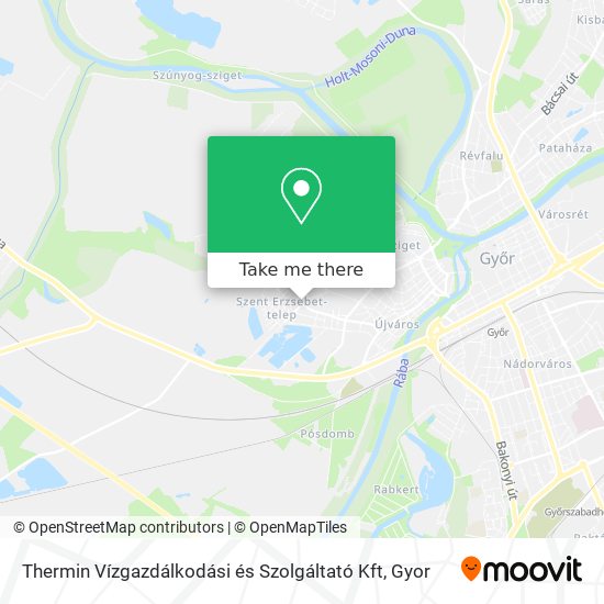 Thermin Vízgazdálkodási és Szolgáltató Kft map