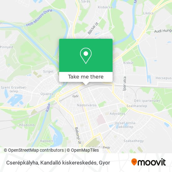 Cserépkályha, Kandalló kiskereskedés map