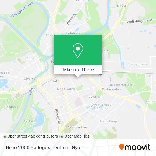 Heno 2000 Bádogos Centrum map