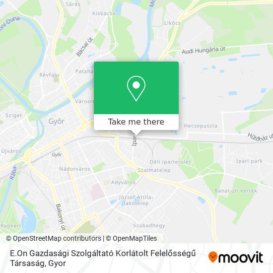 E.On Gazdasági Szolgáltató Korlátolt Felelősségű Társaság map