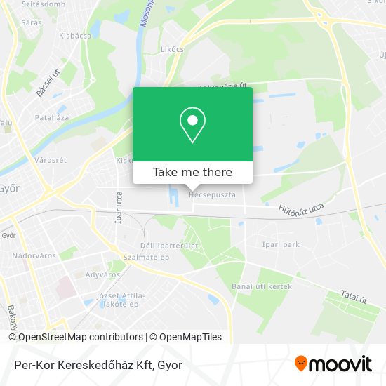 Per-Kor Kereskedőház Kft map