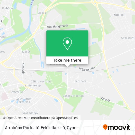 Arrabóna Porfestő-Felületkezelő map