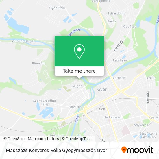 Masszázs Kenyeres Réka Gyógymasszőr map