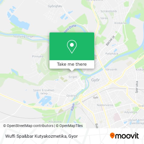 Wuffi Spa&bar Kutyakozmetika map
