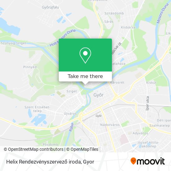 Helix Rendezvényszervező iroda map