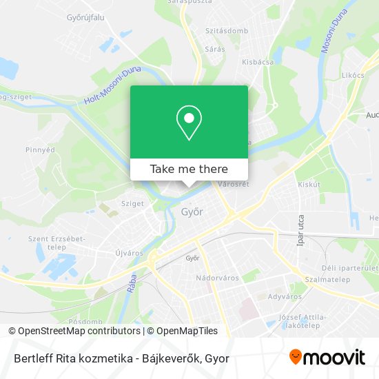Bertleff Rita kozmetika - Bájkeverők map