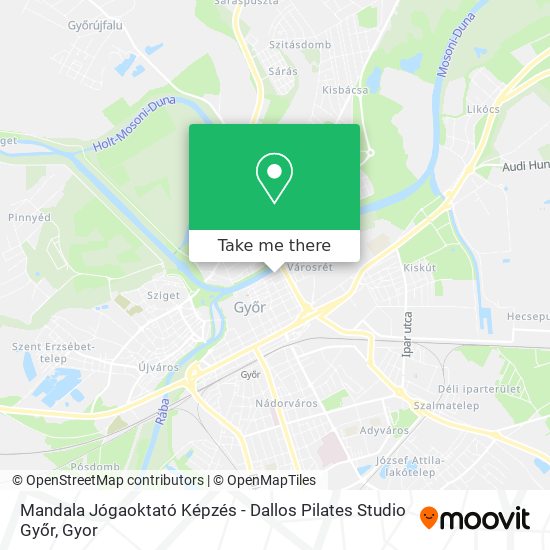 Mandala Jógaoktató Képzés - Dallos Pilates Studio Győr map