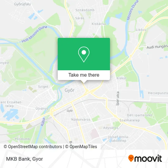 MKB Bank map