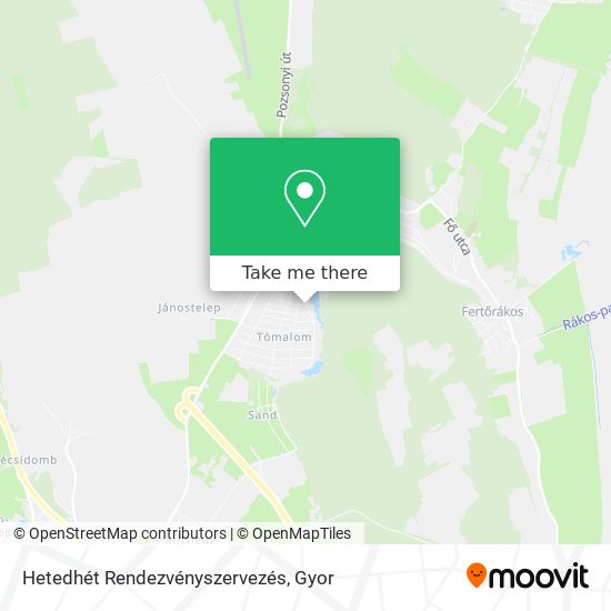 Hetedhét Rendezvényszervezés map