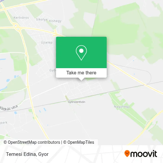Temesi Edina map