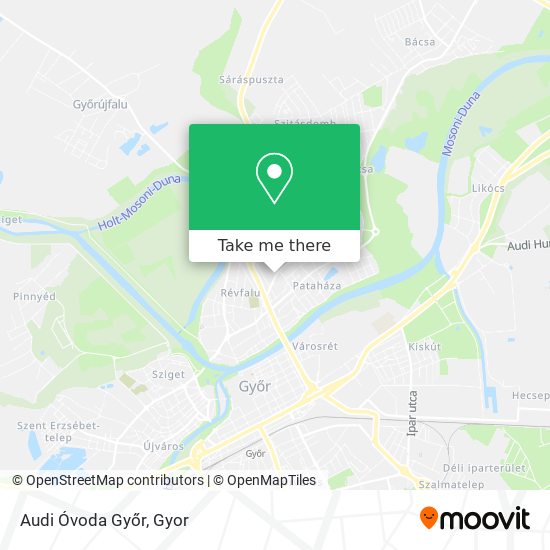 Audi Óvoda Győr map