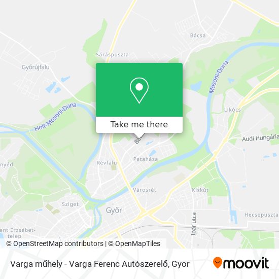 Varga műhely - Varga Ferenc Autószerelő map