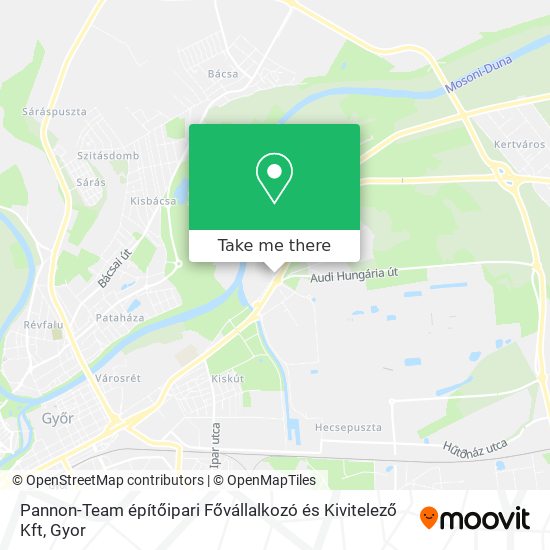 Pannon-Team építőipari Fővállalkozó és Kivitelező Kft map