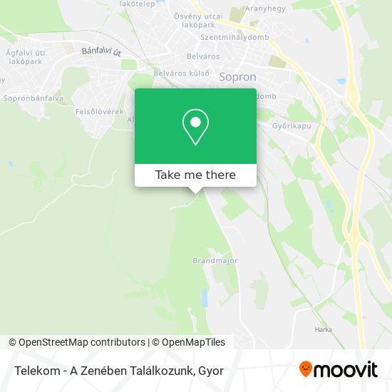 Telekom - A Zenében Találkozunk map