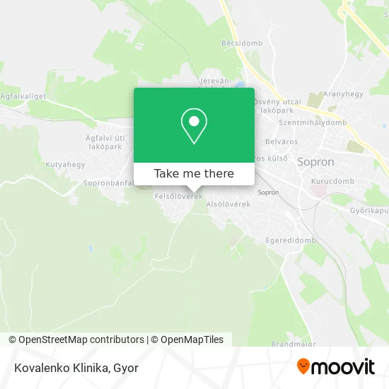 Kovalenko Klinika map