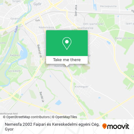 Nemesfa 2002 Faipari és Kereskedelmi egyéni Cég map