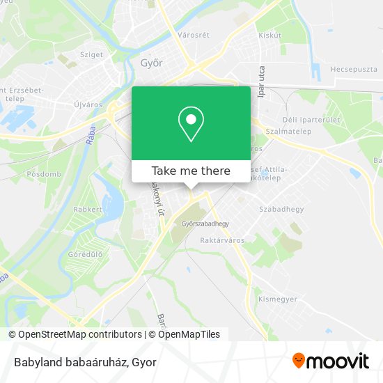 Babyland babaáruház map