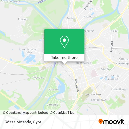 Rózsa Mosoda map