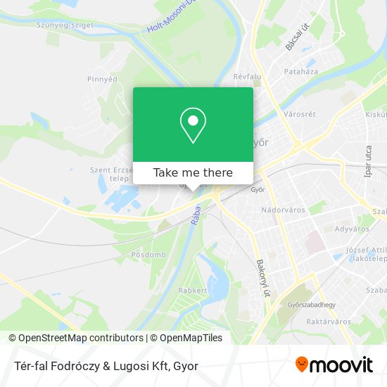 Tér-fal Fodróczy & Lugosi Kft map
