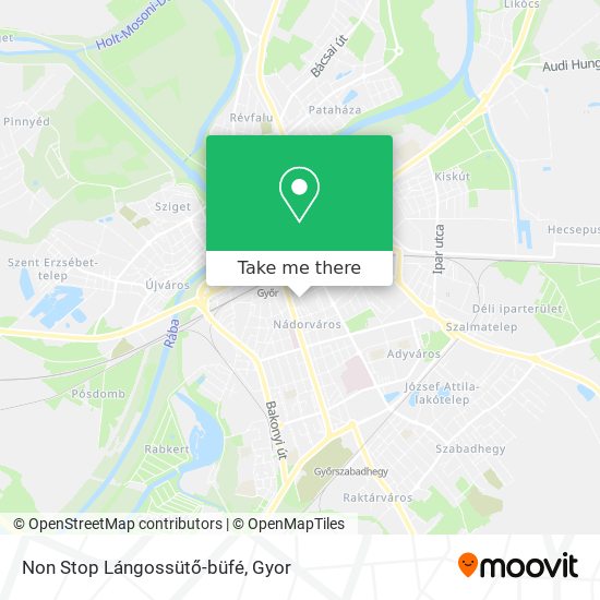 Non Stop Lángossütő-büfé map