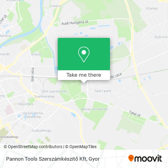 Pannon Tools Szerszámkészítő Kft map