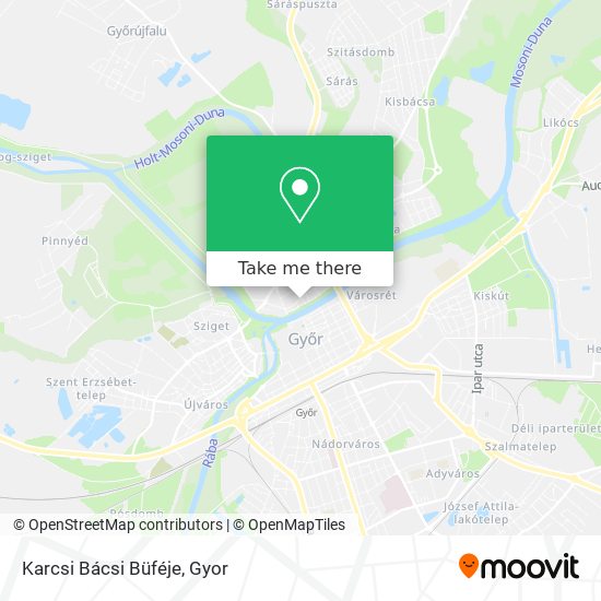 Karcsi Bácsi Büféje map