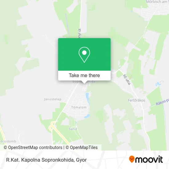 R.Kat. Kapolna Sopronkohida map