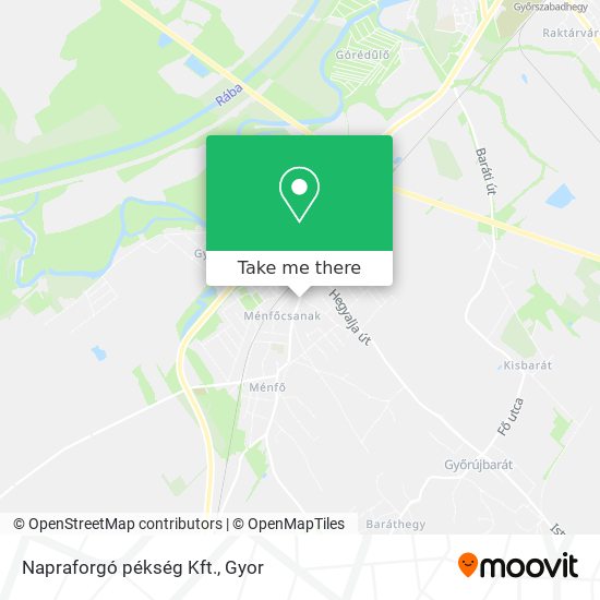 Napraforgó pékség Kft. map