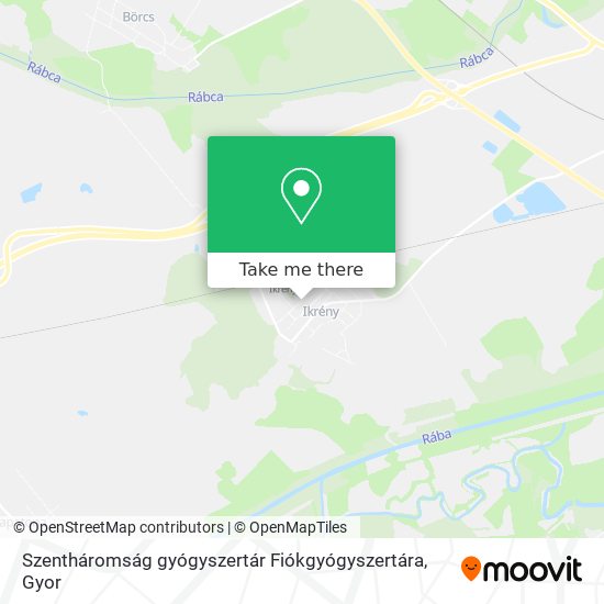 Szentháromság gyógyszertár Fiókgyógyszertára map
