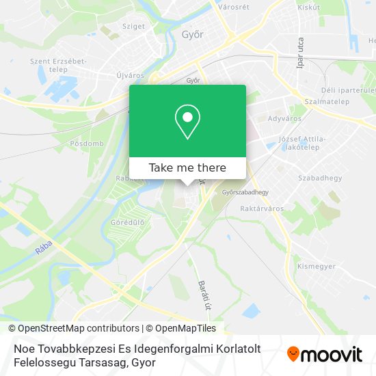 Noe Tovabbkepzesi Es Idegenforgalmi Korlatolt Felelossegu Tarsasag map