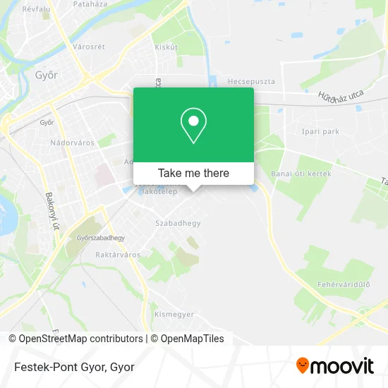 Festek-Pont Gyor map