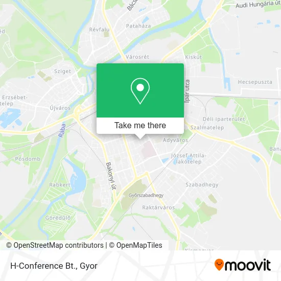 H-Conference Bt. map