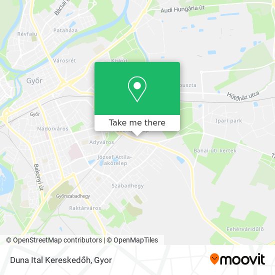 Duna Ital Kereskedőh map