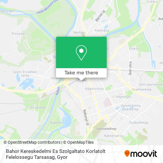 Bahor Kereskedelmi Es Szolgaltato Korlatolt Felelossegu Tarsasag map