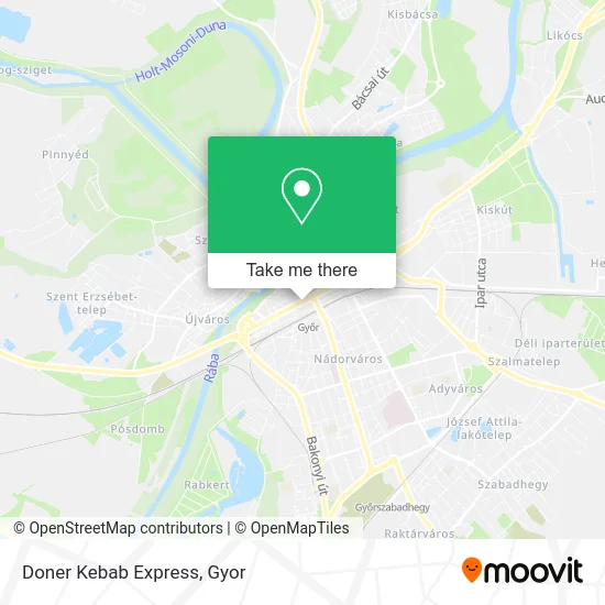 Doner Kebab Express map