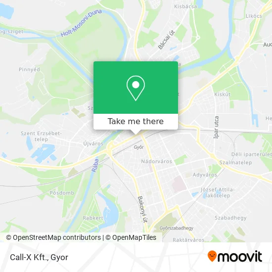 Call-X Kft. map