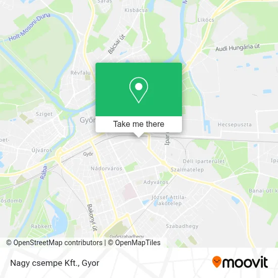 Nagy csempe Kft. map