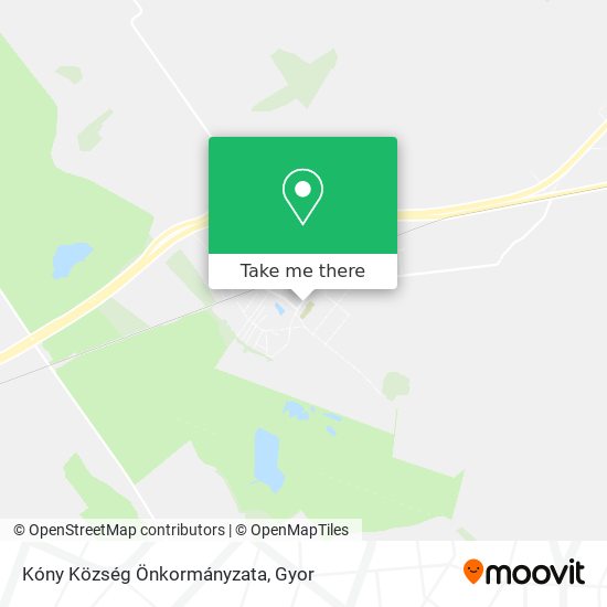 Kóny Község Önkormányzata map